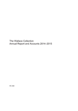 Annual Report and Accounts 2014-2015