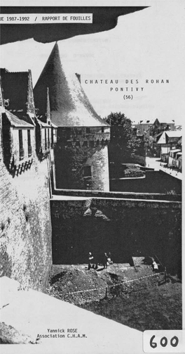 Pontivy (56). Le Château Des Rohan. Rapport De Sondage