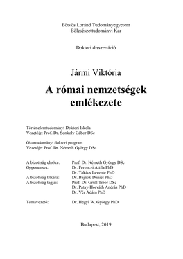 A Római Nemzetségek Emlékezete