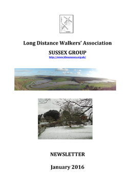Long Distance Walkers' Association SUSSEX GROUP NEWSLETTER