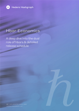 Hbar Economics