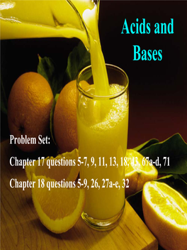 Acid-Base Properties of Salts