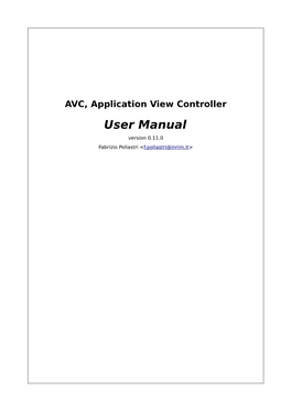 User Manual