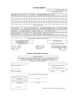 Definitive Information Statement 2020