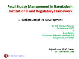 FSM in Place OSS Could Be Effective, Long Term, Sustainable Solution