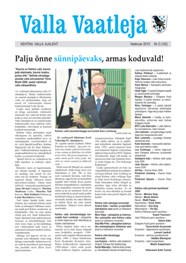 Palju Õnne Sünnipäevaks, Armas Koduvald!