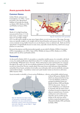 Acacia Pycnantha Benth. Common Names Habit Taxonomy