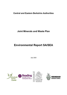Environmental Report SA/SEA