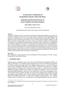 An Interactive Visualization of Google Books Ngrams with R and Shiny