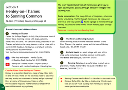 Henley-On-Thames to Sonning Common