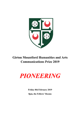 Mountford Humanities and Arts Communications