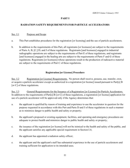 Radiation Safety Requirements for Particle Accelerators