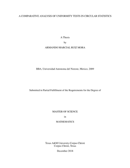 A Comparative Analysis of Uniformity Tests in Circular Statistics