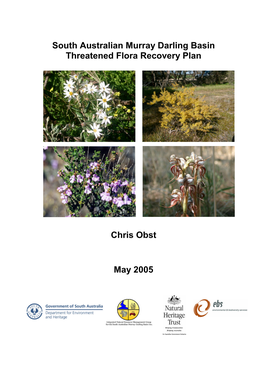 South Australian Murray Darling Basin Threatened Flora Recovery Plan
