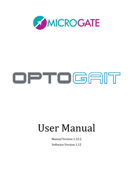 Optogait User Manual IT