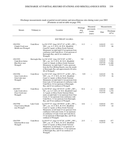 Discharge at Partial-Record Stations and Miscellaneous Sites 339