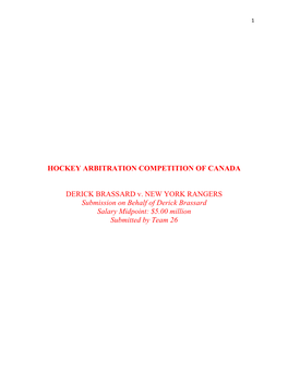 Hockey Arbitration Competition of Canada