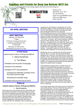 Newsletter April 2014