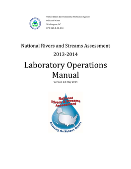 Laboratory Operations Manual Version 2.0 May 2014