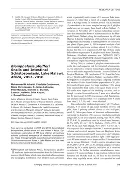 Biomphalaria Pfeifferi