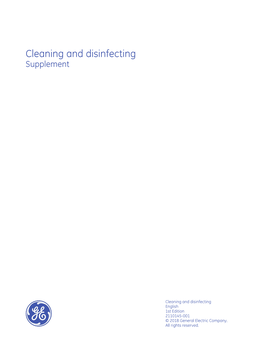 Cleaning and Disinfecting Supplement