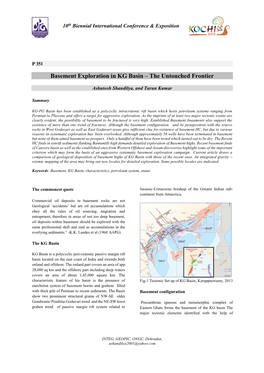 Basement Exploration in KG Basin – the Untouched Frontier