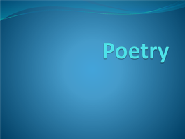 Poetry Genres Epic Poem  a Long Narrative Poem on a Serious Subject Presented in an Elevated Or Formal Style