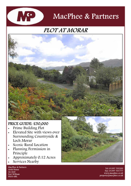 Plot at Morar B.Pub