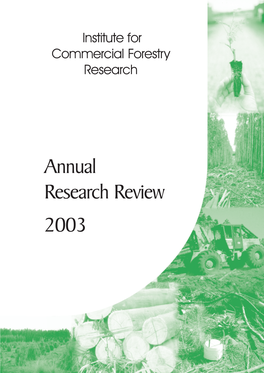 Annual Research Review 2003 OVERVIEW