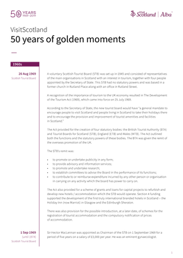 50 Years of Golden Moments