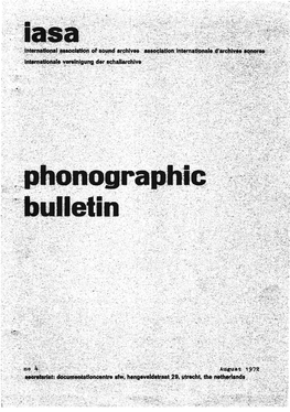 Iasa-Phonographic-Bulletin-4.Pdf