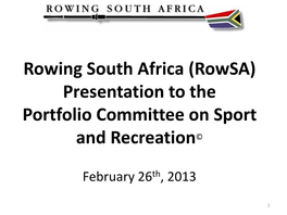 Rowsa INDOOR ROWING