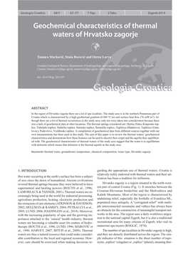 Geologia Croatica 68/1 67–77 7 Figs