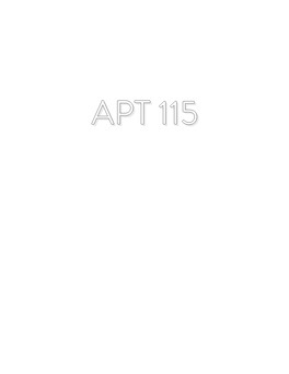 APTAPT 115115 Table of Contents