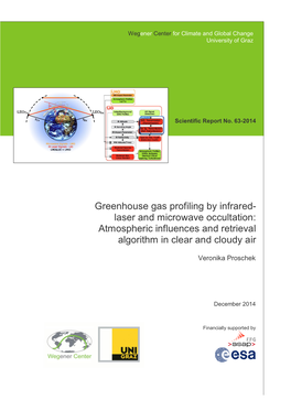 Greenhouse Gas Profiling by Infrared- Laser and Microwave Occultation: Atmospheric Influences and Retrieval Algorithm in Clear and Cloudy Air