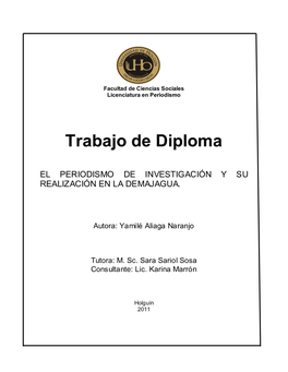 Trabajo De Diploma