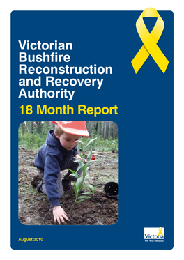 Victorian Bushfire Reconstruction and Recovery Authority 18 Month Report