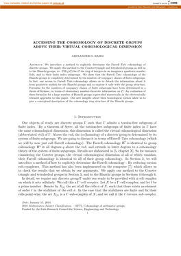 Accessing the Cohomology of Discrete Groups Above Their Virtual Cohomological Dimension