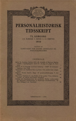 Læs Personalhistorisk Tidsskrift 1950, 1