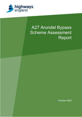 A27 Arundel Bypass Scheme Assessment Report October 2020