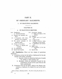 Outlines of the Law of Bailments and Carriers / by Edwin C. Goddard