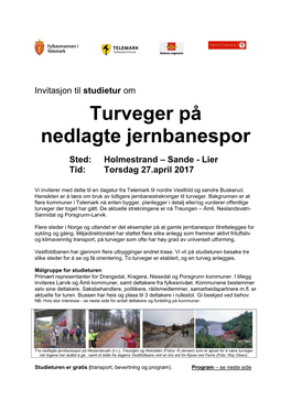 Turveger På Nedlagte Jernbanespor