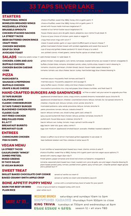 Menu Redesign March 2019