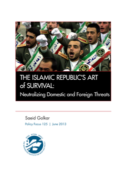 THE ISLAMIC REPUBLIC's ART of SURVIVAL