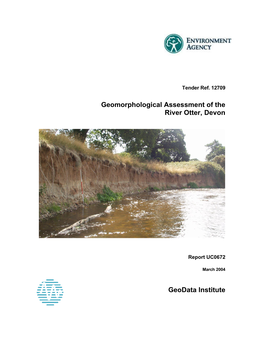 River Otter Geomorphological Audit