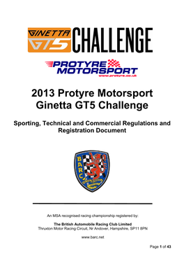 1999 Ginetta G27 Championship