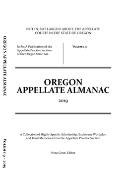 Oregon Appellate Almanac