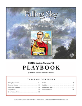 PLAYBOOK by Andrew Ruhnke and Volko Ruhnke