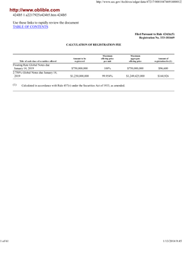 Prospectus Brochure of the Bond HP Inc US428236BZ56 in USD 0