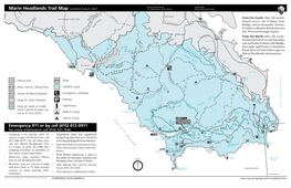 Marin Headlands Trail Map (Updated August 2007) U.S